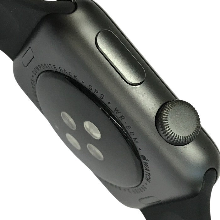 Apple Watch SERIES3 42MM スマートウォッチ スペースグレイ スポーツバンド アルミニウムケース フィットネス 8GB MTF32J/A 中古 T1