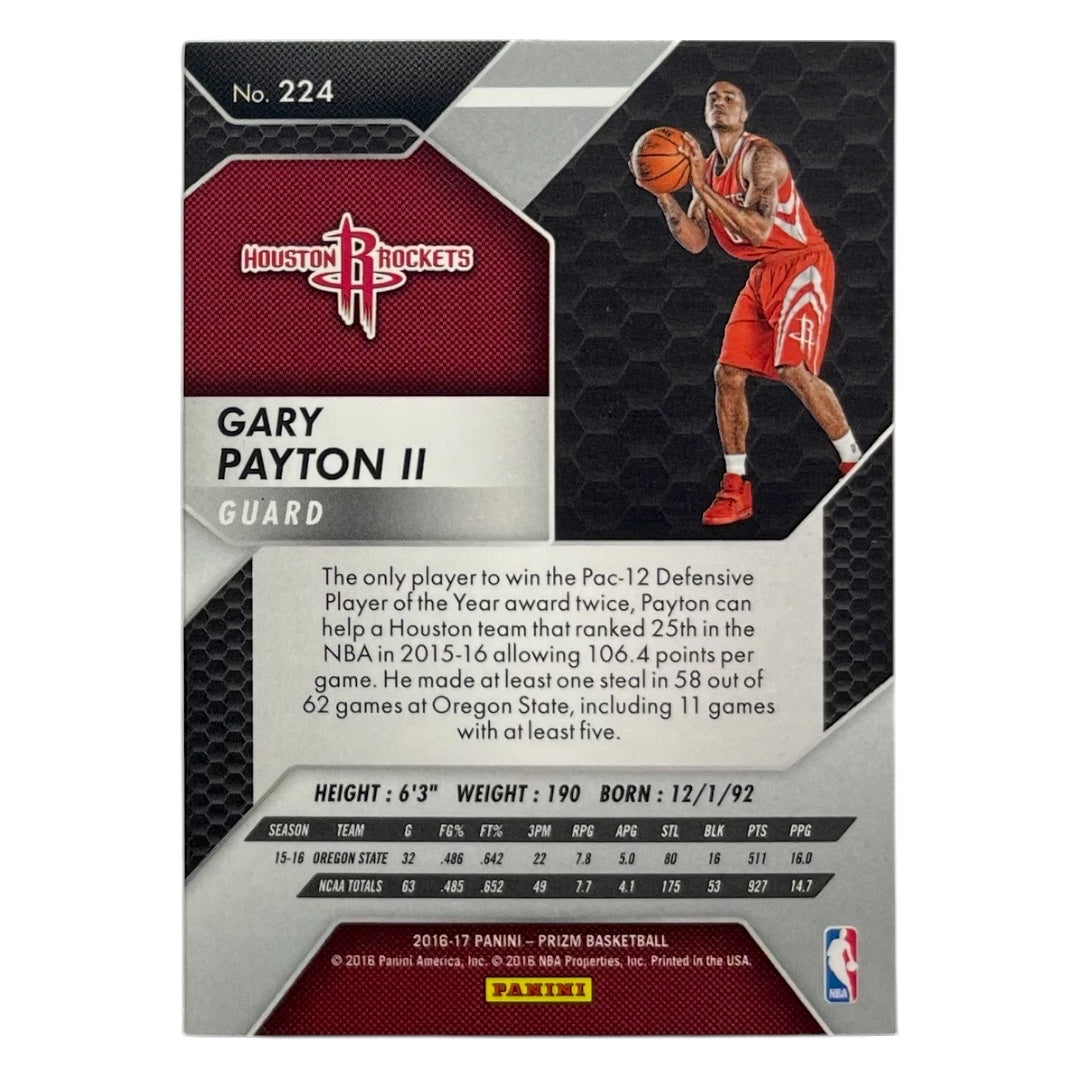 PANINI NBAカード PRIZM GARY PAYTON II ROCKETS #224 中古 IT2