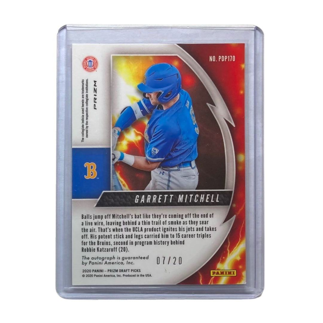 PANINI MLBカード PRIZM DRAFT PICKS GARRETT MITCHELL /20 #PDP170 中古 IT2