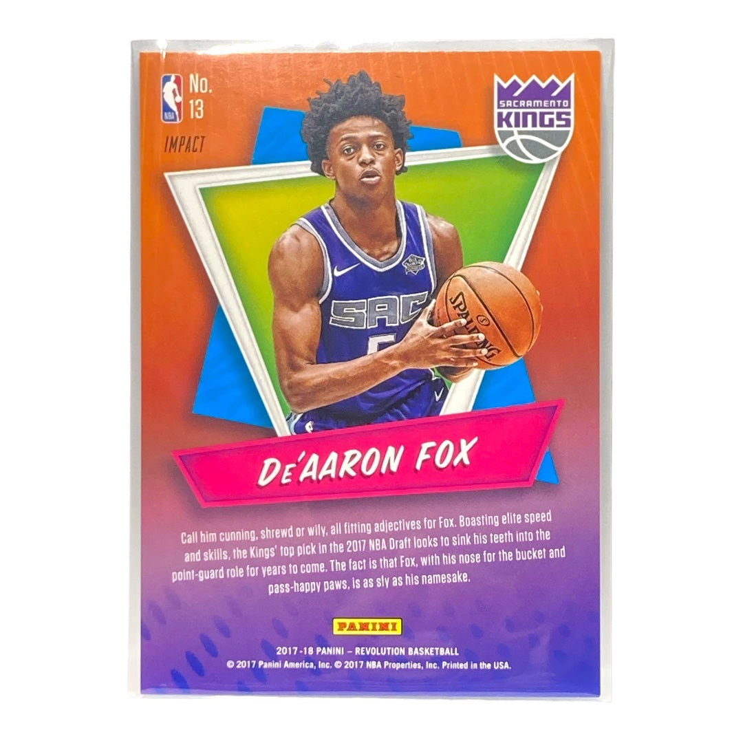 PANINI NBAカード REVOLUTION DE'AARON FOX KINGS #13 中古 IT2