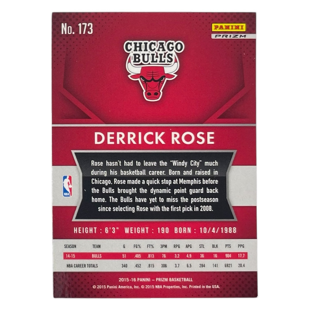 PANINI NBAカード PRIZM DERRICK ROSE CHICAGO BULLS #173 中古 IT2