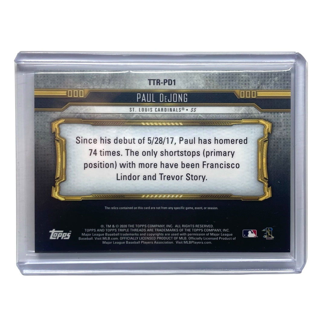 TOPPS MLBカード TRIPLE THREADS PAUL DEJONG CARDINALS 05/27 #TTR-PD1 中古 IT2