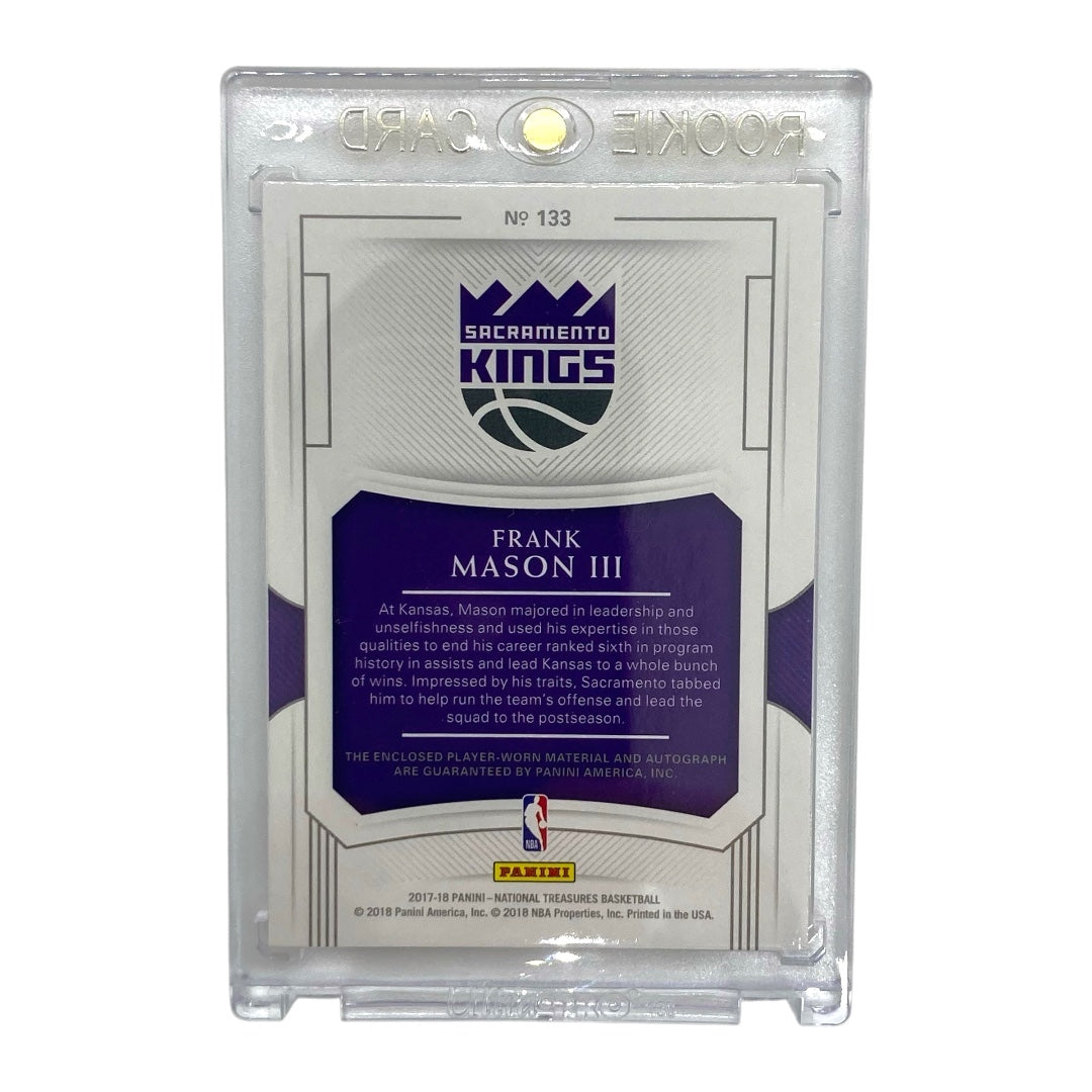 PANINI NBAカード NATIONAL TREASURES FRANK MASON Ⅲ KINGS 69/99 #133 中古 IT2