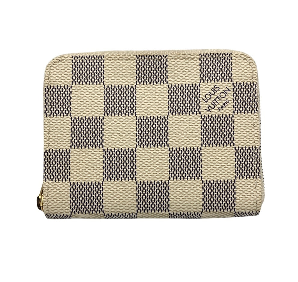 LOUIS VUITTON ルイヴィトン ダミエアズール ジッピーコインパース N63069 中古 D4