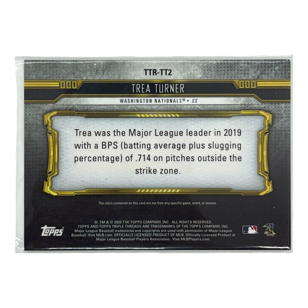 TOPPS MLBカード TRIPLE THREADS TREA TURNER WASHINGTON NATIONALS 03/36 #TTR-TT2 中古 IT1