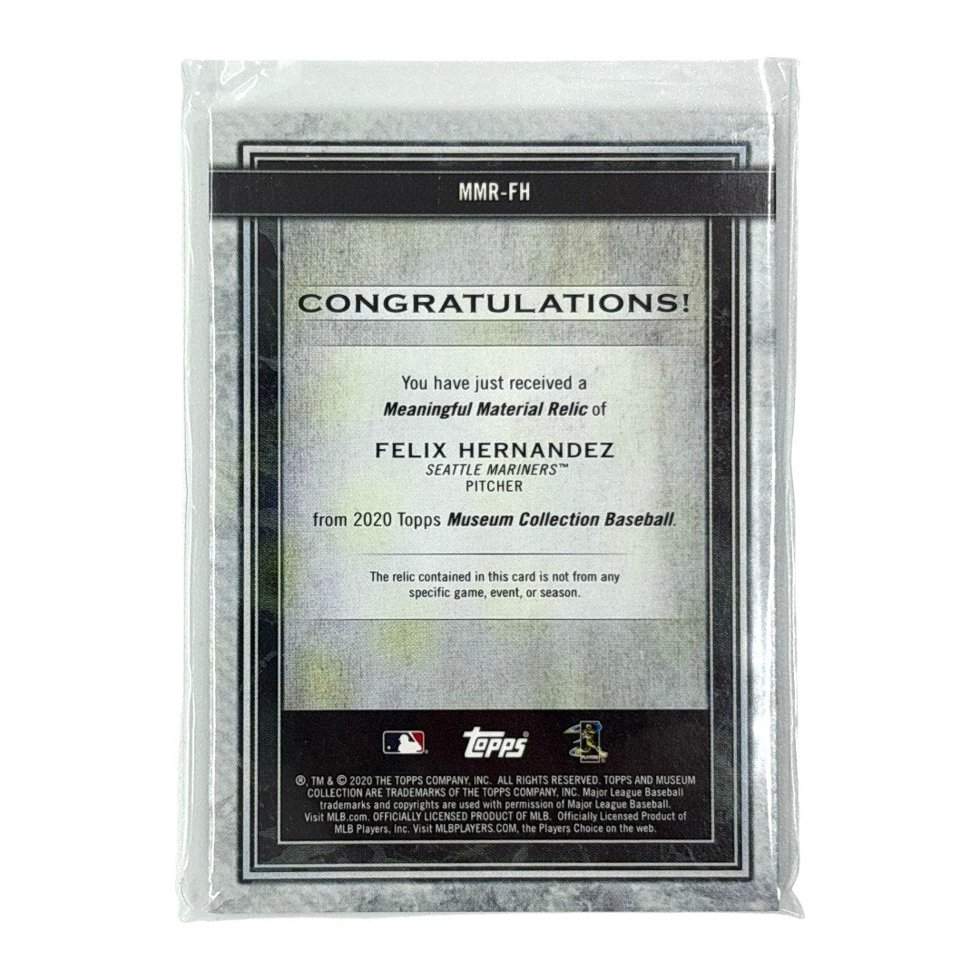 TOPPS MLBカード MUSEUM COLLECTION FELIX HERNANDEZ SEATTLE MARINERS 16/25 #MMR-FH 中古 IT1