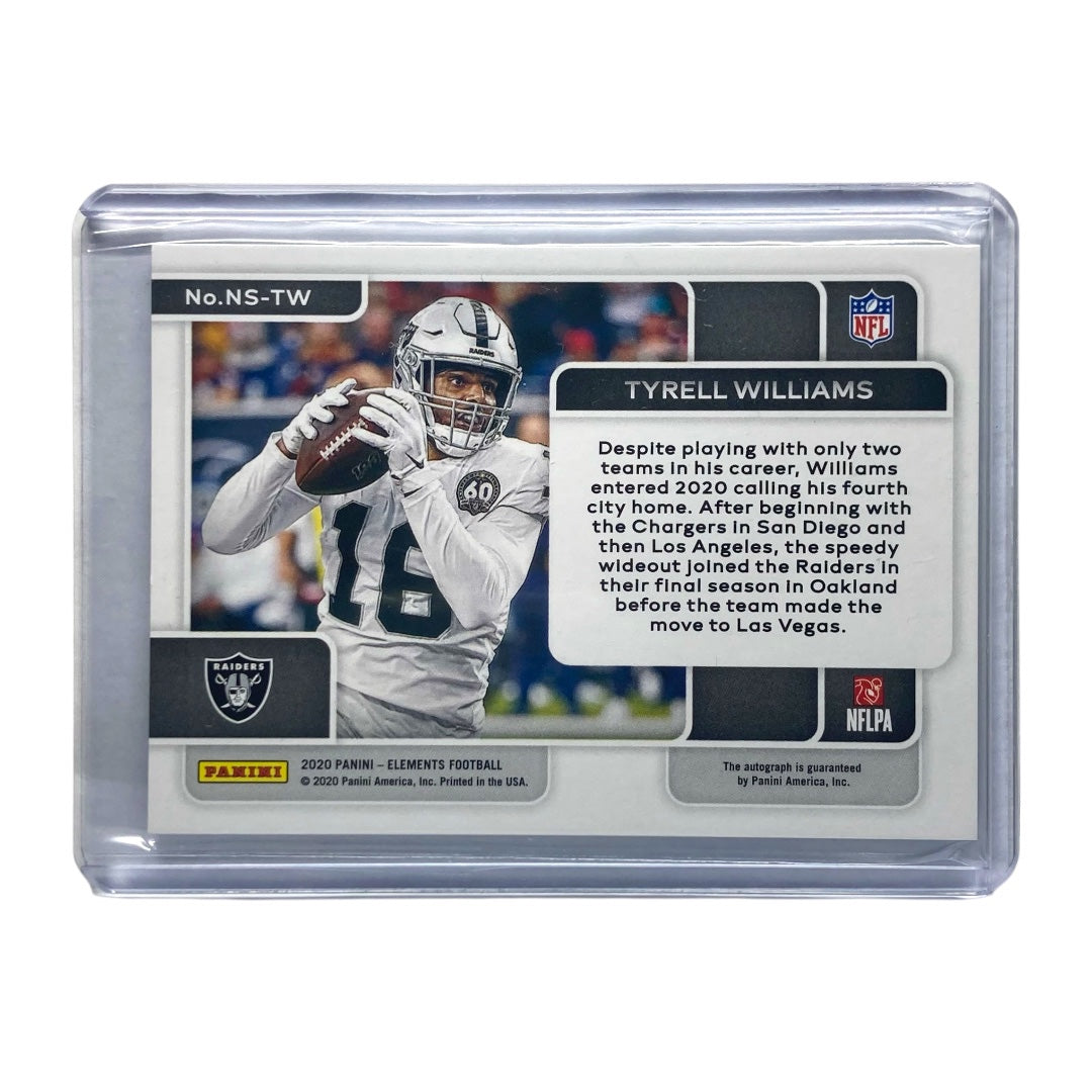 PANINI NFLカード ELEMENTS TYRELL WILLIAMS RAIDERS 12/20 #NS-TW 中古 IT2