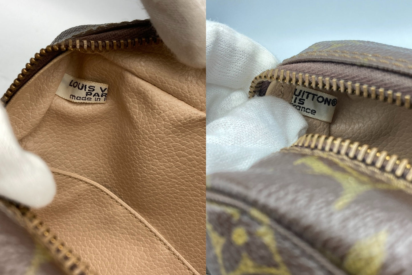 LOUIS VUITTON ルイヴィトン モノグラム トゥルーストワレット28 化粧ポーチ M47522 中古 D4