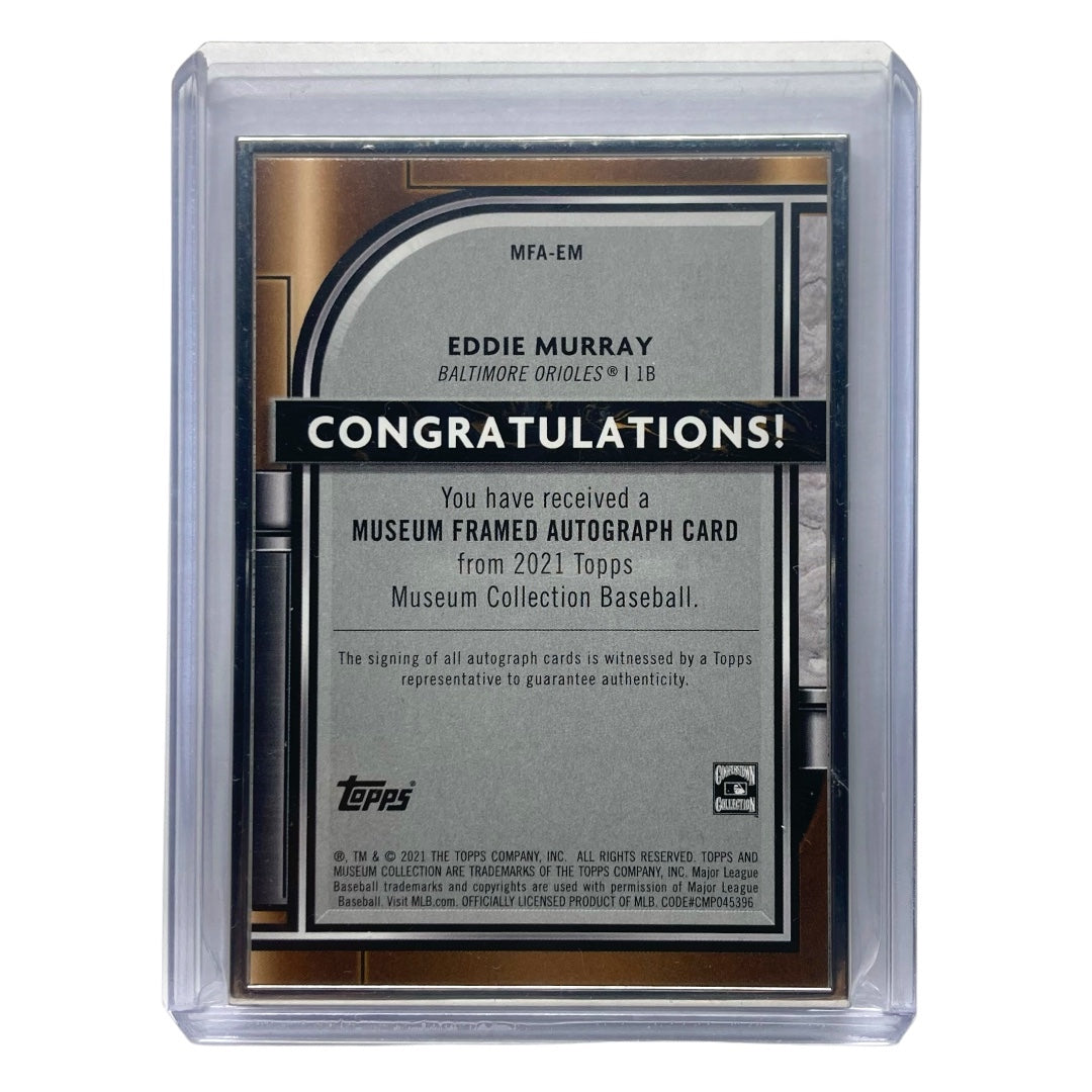 TOPPS MLBカード MUSEUM COLLECTION EDDIE MURRAY ORIOLES 05/15 #MFA-EM 中古 IT2