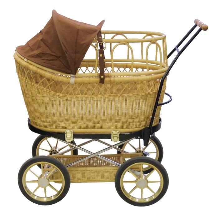 東京乳母車 -Pousse-Pousse BLACK-/プスプス ブラック チャイルドフェンス付き 中古 a1