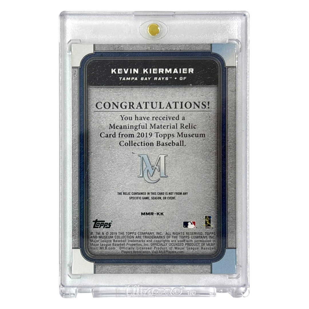 TOPPS MLBカード MUSEUM COLLECTION KEVIN KIERMAIER TAMPA BAY RAYS 1/1 #MMR-KK 中古 IT1