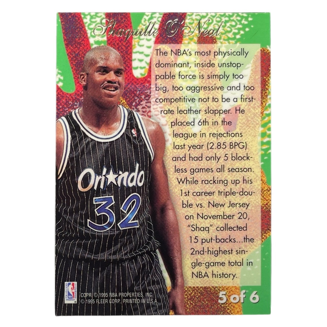 FLEER NBAカード FLAIR REJECTOR SHAQUILLE O’NEAL MAGIC #5 中古 IT2