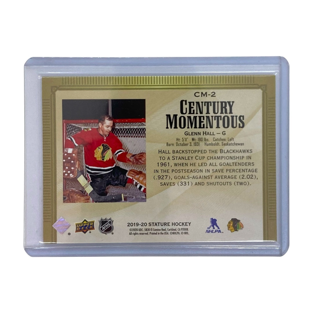 UPPER DECK NHLカード STATURE GLENN HALL BLACKHAWKS #CM-2 中古 IT2