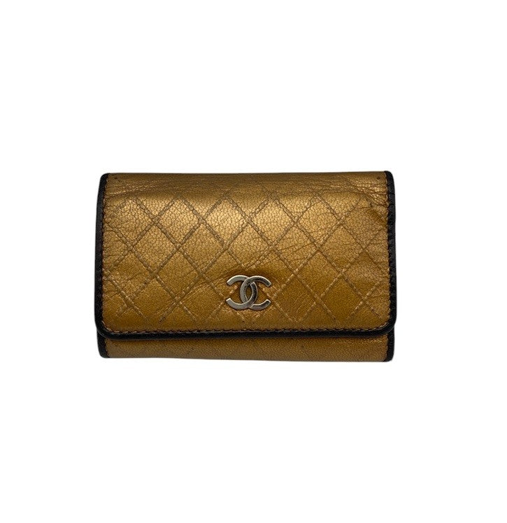CHANEL シャネル ビコローレ キーケース 6連 中古 D4