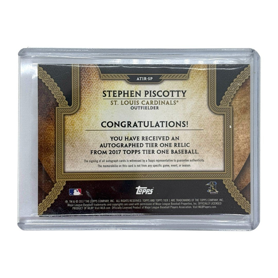 TOPPS MLBカード TIER ONE STEPHEN PISCOTTY ST. LOUIS CARDINALS 68/75 #AT1R-SP 中古 IT1