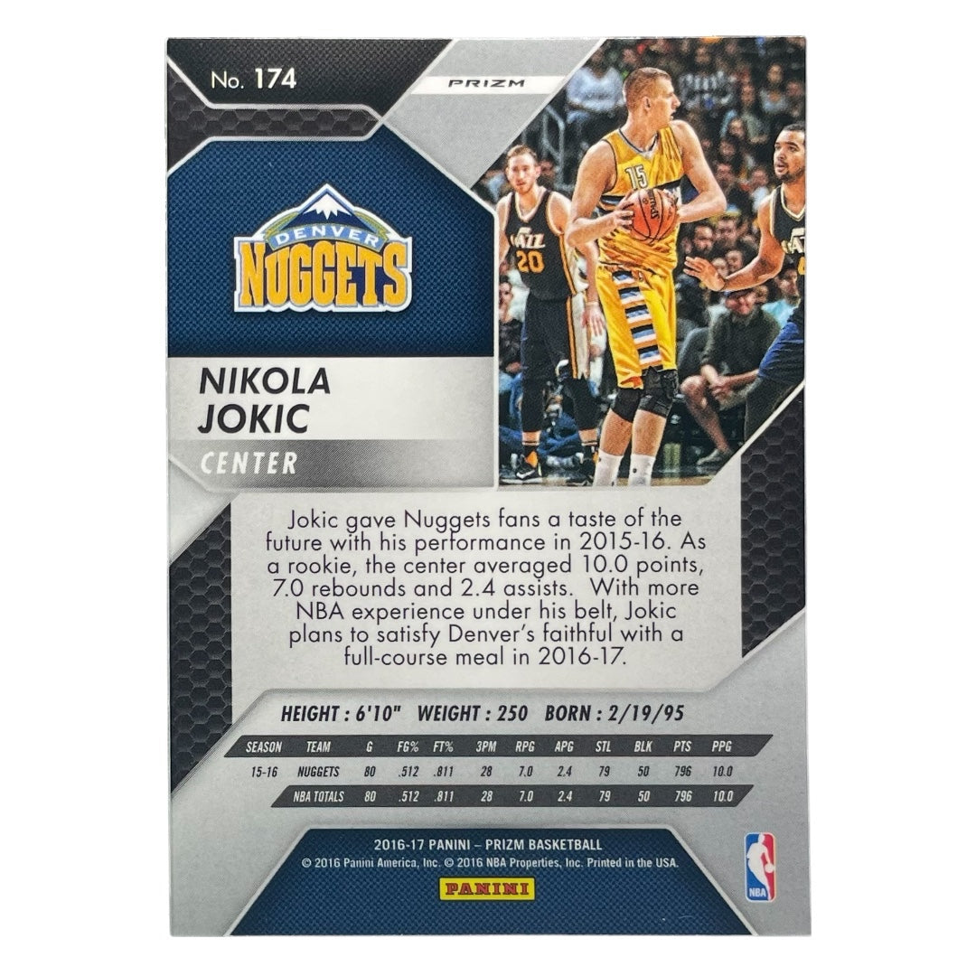 PANINI NBAカード PRIZM NIKOLA JOKIC NUGGETS #174 中古 IT2