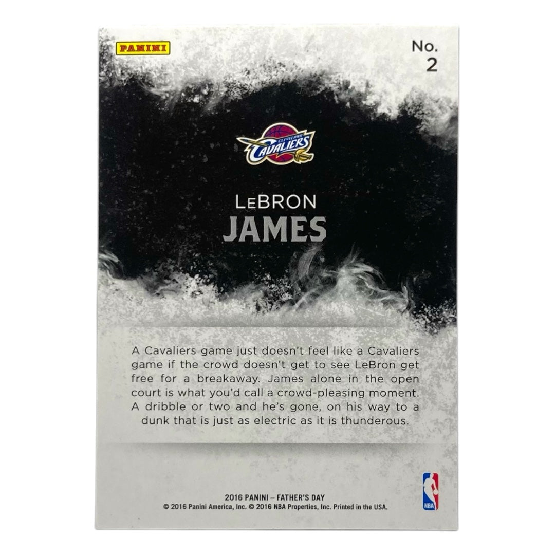 PANINI NBAカード FATHER'S DAY LEBRON JAMES CLEVELAND CAVALIERS #2 中古 IT2