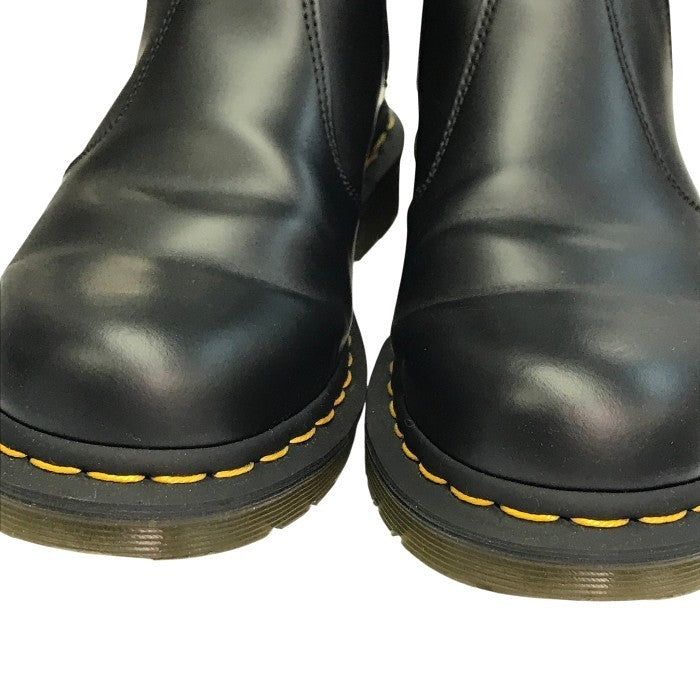 Dr.Martens ドクターマーチン チェルシーブーツ レディース サイドゴア 定番 イエローステッチ ブラック UK6(25cm) 2976 中古 T1
