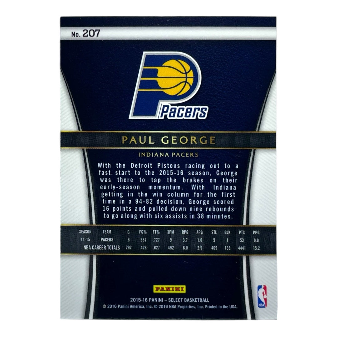 PANINI NBAカード SELECT PAUL GEORGE INDIANA PACERS #207 中古 IT2