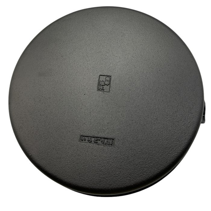 未使用品 南部鉄 すき焼き鍋 いろどり 26cm 南部鉄器 キッチン 木蓋 中古 W4