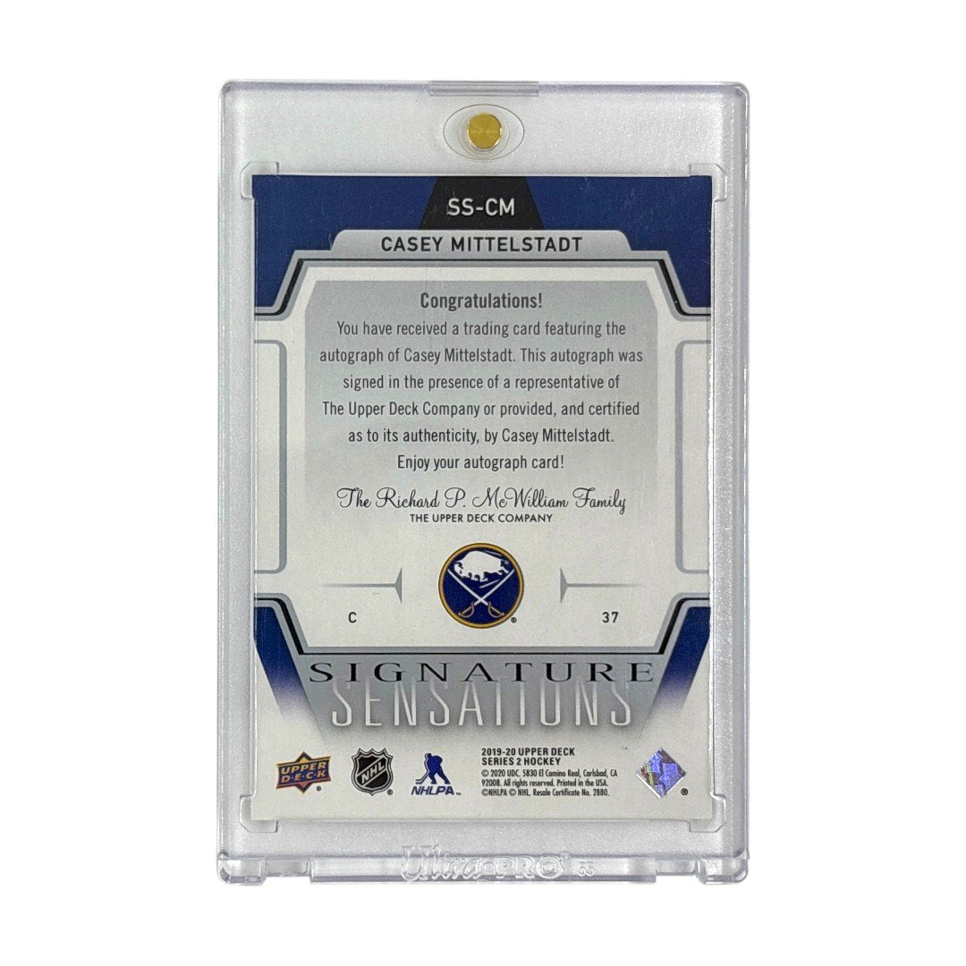 UPPER DECK NHLカード SERIES TWO CASEY MITTELSTADT SABRES #SS-CM 中古 IT1