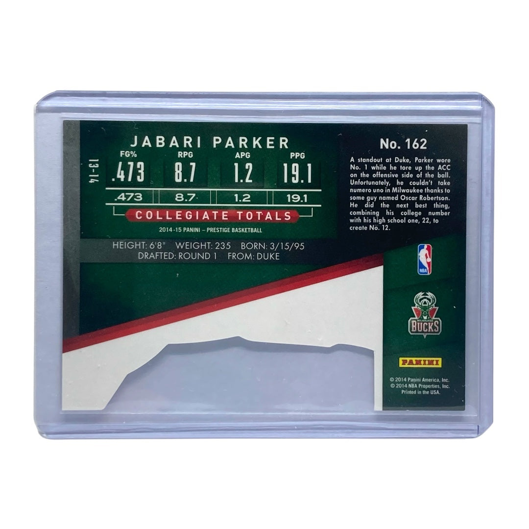 PANINI NBAカード PRESTIGE JABARI PARKER BUCKS 02/25 #162 中古 IT2