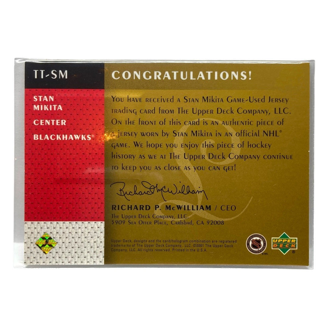 UPPER DECK NHLカード TIMELESS TRIBUTES STAN MIKITA BLACKHAWKS #TT-SM 中古 IT2