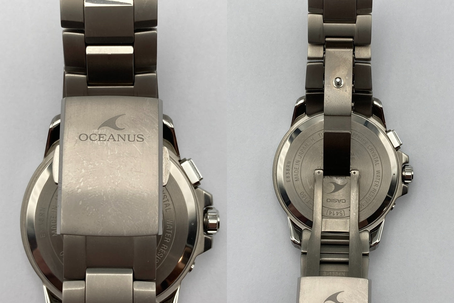 CASIO カシオ OCEANUS オシアナス 3hands model スマートアクセス搭載 腕時計 OCW-T150-2AJF 中古 D4