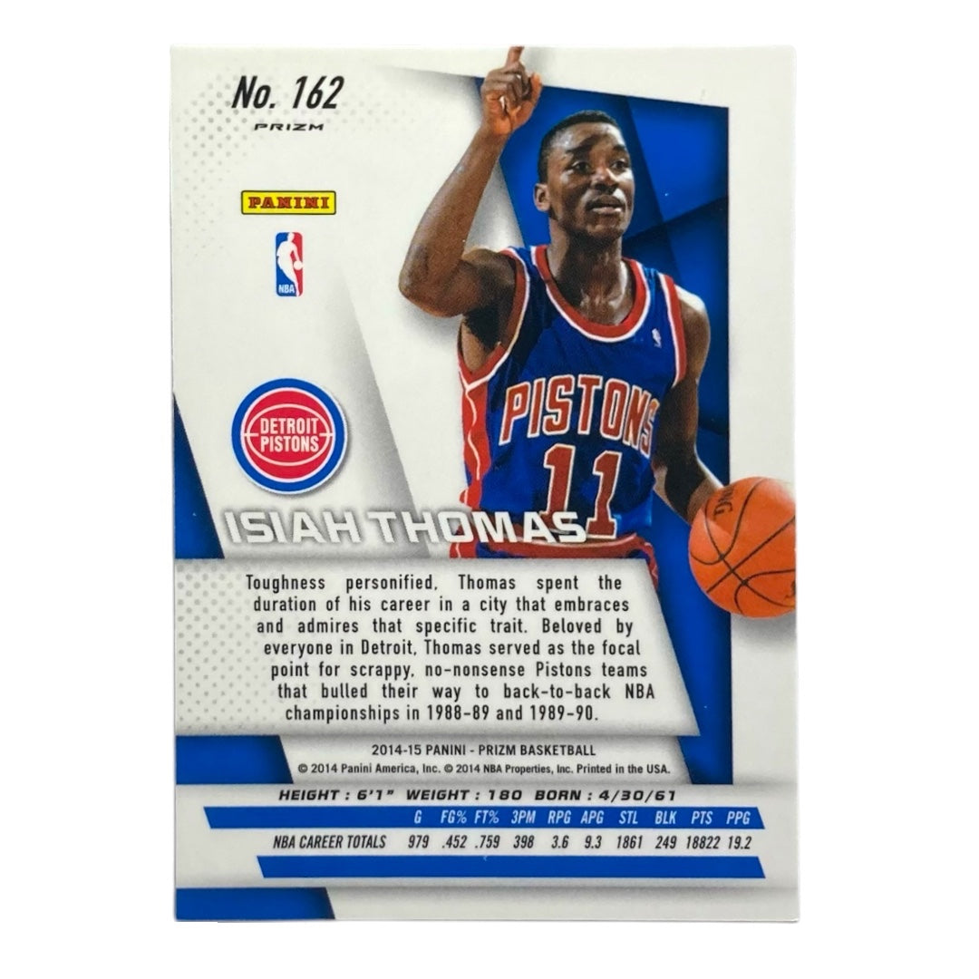 PANINI NBAカード PRIZM ISIAH THOMAS DETROIT PISTONS #162 中古 IT2