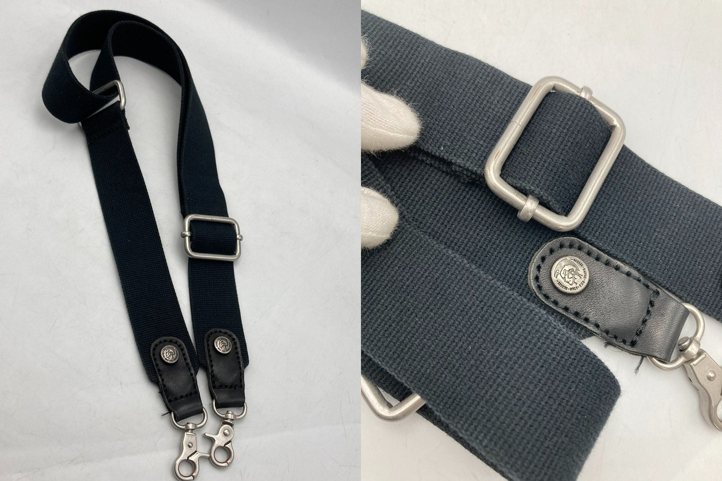 DIESEL ディーゼル スタッズ 2WAY ショルダーバッグ 中古 D4