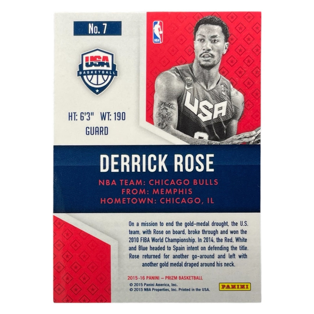 PANINI NBAカード PRIZM DERRICK ROSE BULLS #7 中古 IT2