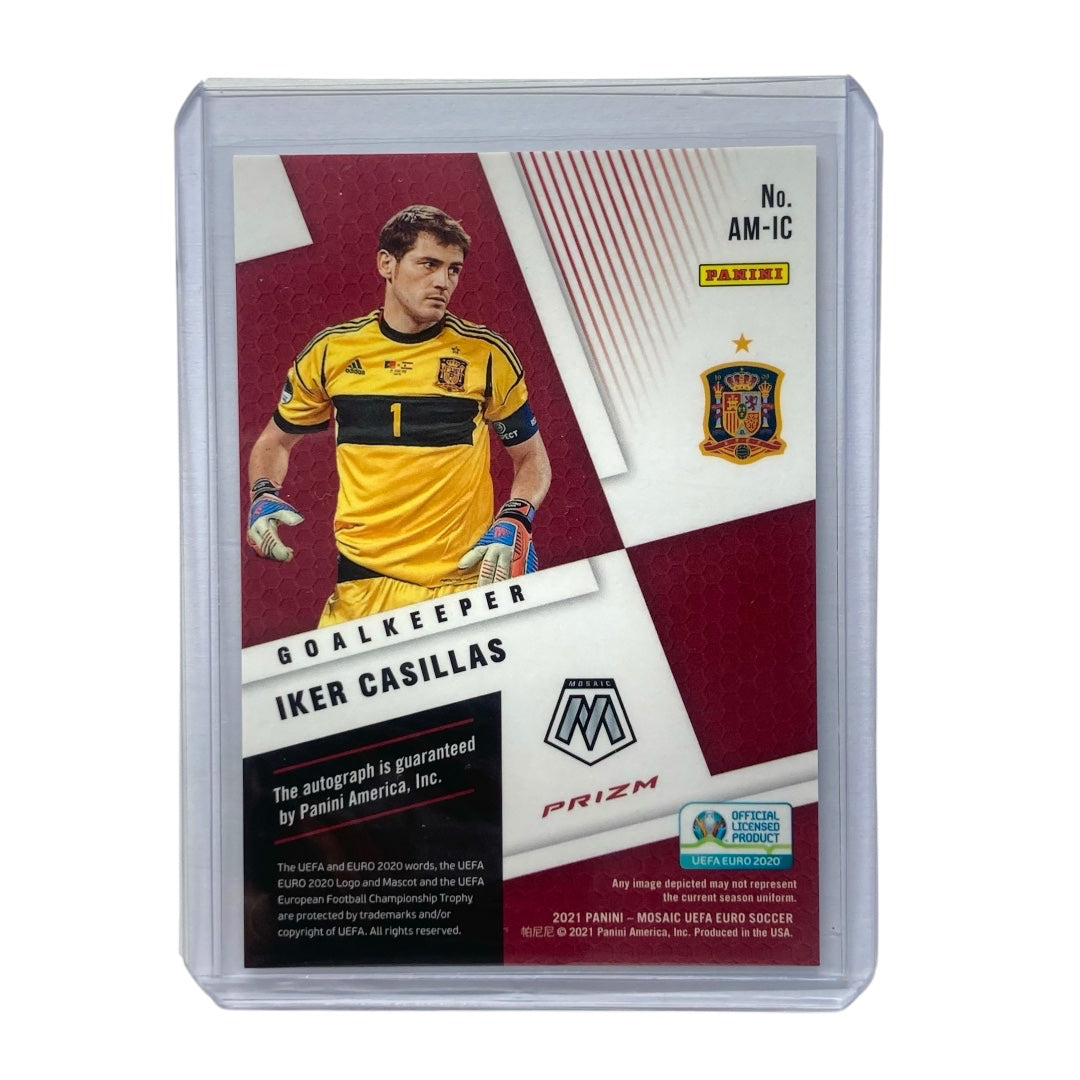 PANINI サッカーカード MOSAIC UEFA EURO PRIZM IKER CASILLAS SPAIN #AM-IC 中古 IT2