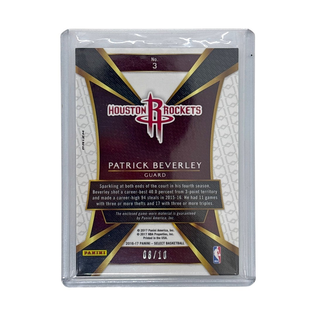 PANINI NBAカード SELECT SPARKS PRIZM PATRICK BEVERLEY ROCKETS 08/10 #3 中古 IT1