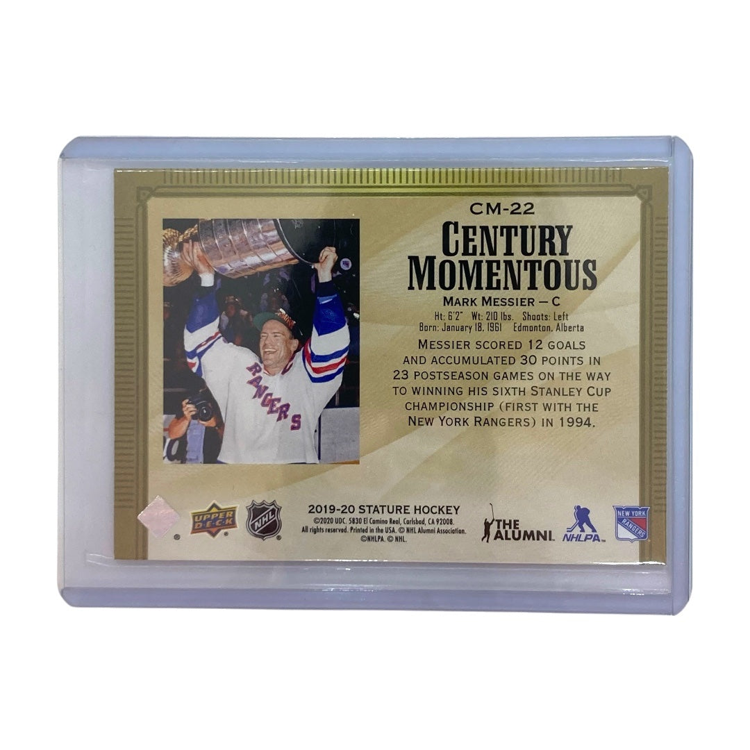 UPPER DECK NHLカード STATURE MARK MESSIER RANGERS 21/45 #CM-22 中古 IT2