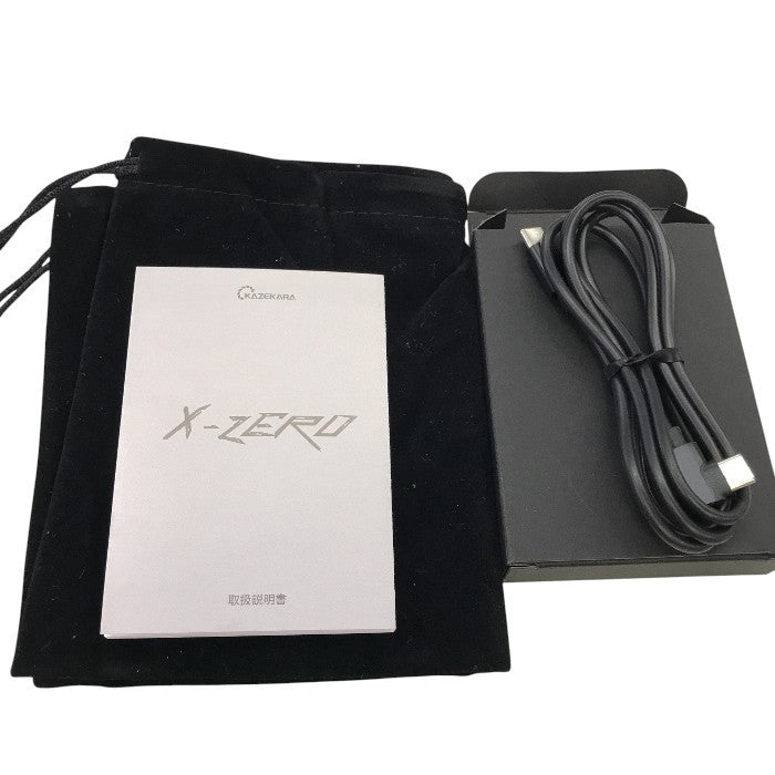 Kazekara・X-Zero ネッククーラー 冷却プレート ネックファン 全周ペルチェ6000mAh 首掛け扇風機 中古 Y1