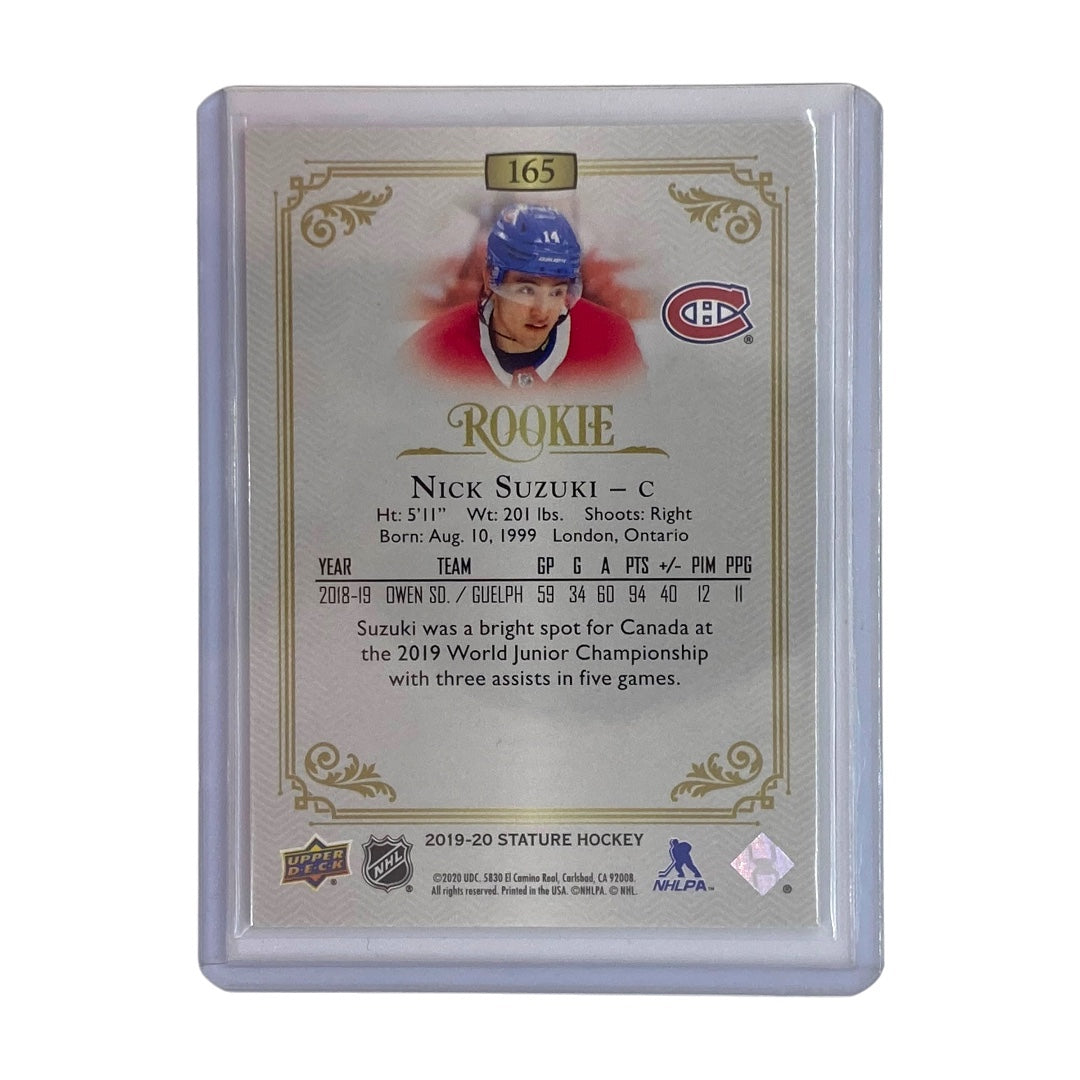 UPPER DECK NHLカード STATURE NICK SUZUKI CANADIENS 08/15 #165 中古 IT2