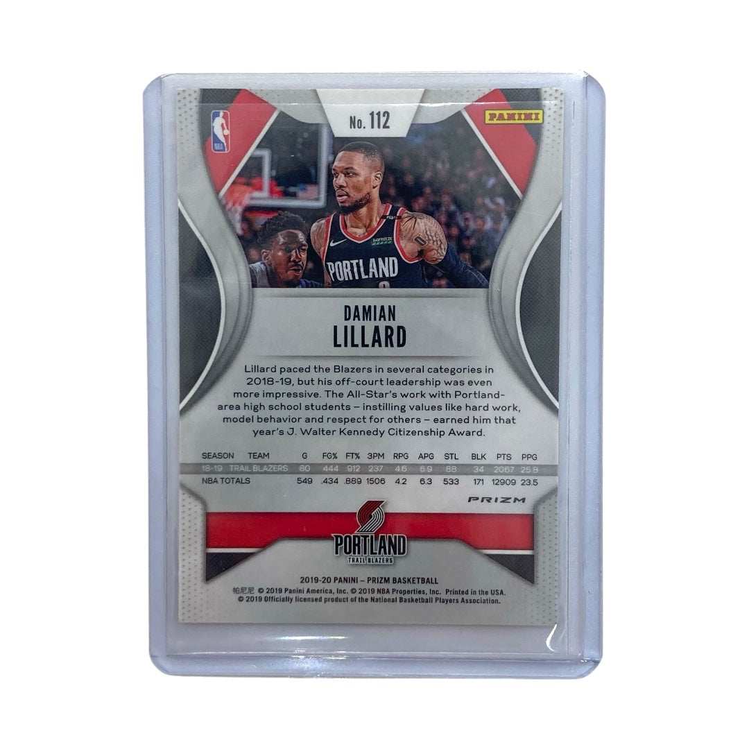PANINI NBAカード PRIZM DAMIAN LILLARD TRAIL BLAZERS #112 中古 IT2