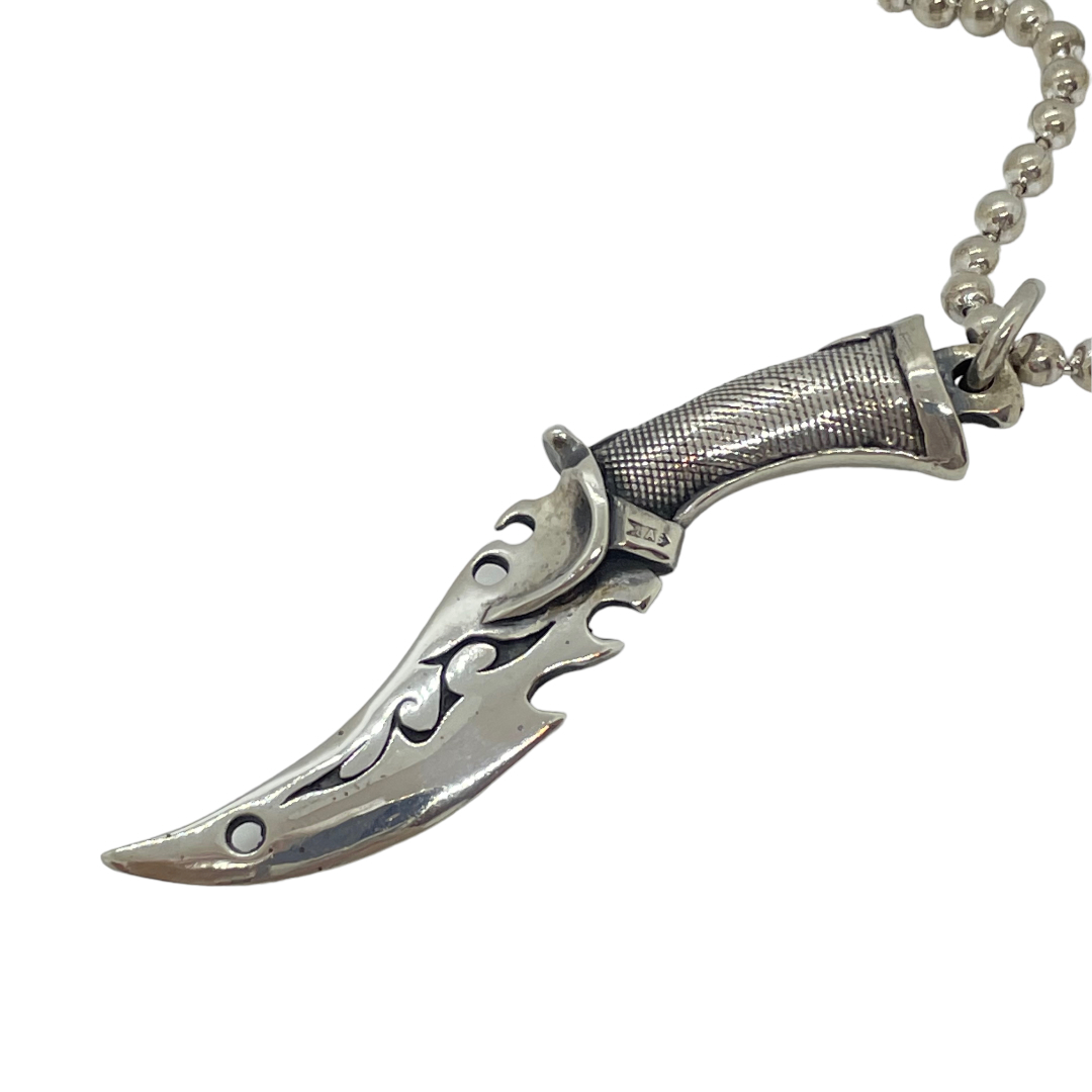 CRAZY PIG クレイジーピッグ BLADE RUNNER SWORD ブレードランナーソード ペンダント メンズ ボールチェーン付 中古 IT1