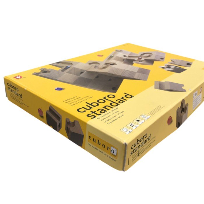 キュボロ (cuboro) キュボロ スタンダード 知育玩具 54ピース 中古 Y1