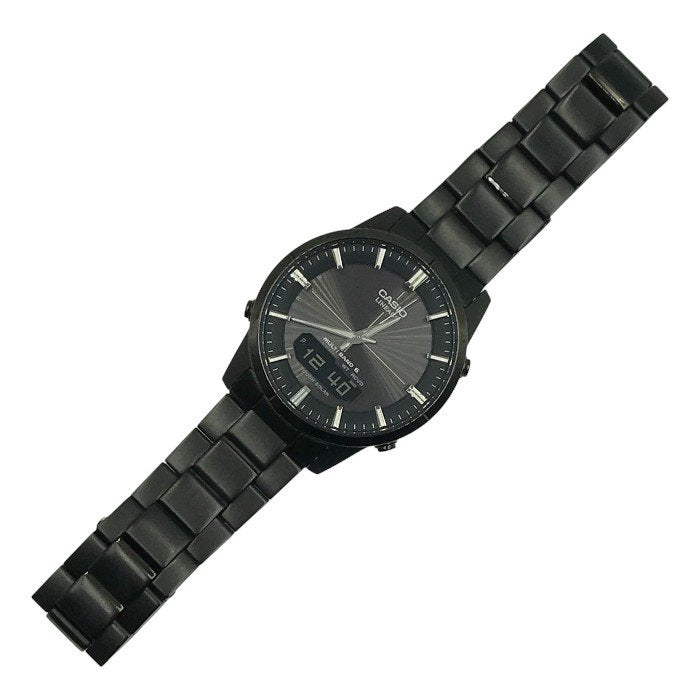CASIO カシオ LINEAGE 腕時計 メンズ タフソーラー 電波 アナログ/デジタル アナデジ LCW-M170DB-1AJF 中古 T1