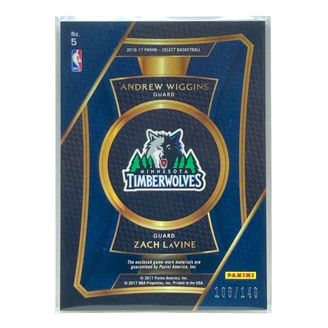 PANINI NBAカード SELECT ANDREW WIGGINS ZACH LAVINE TIMBERWOLVES 106/149 #5 中古 IT2