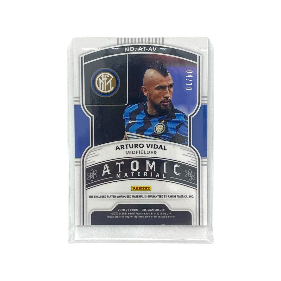 PANINI サッカーカード OBSIDIAN ARTURO VIDAL INTERNAZIONALE MILANO 04/10 #AT-AV 中古 IT1