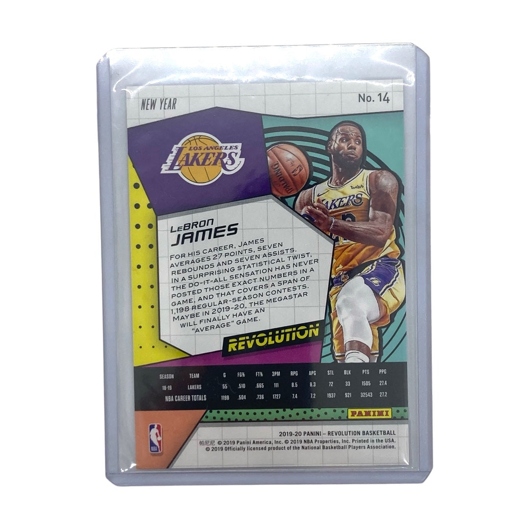 PANINI NBAカード REVOLUTION LEBRON JAMES LAKERS #14 中古 IT2