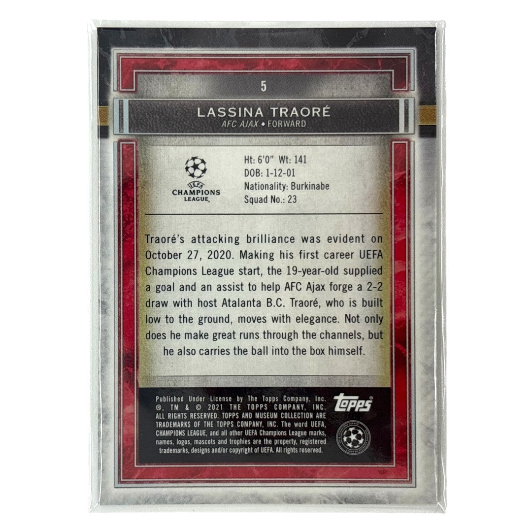 TOPPS サッカーカード MUSEUM COLLECTION LASSINA TRAORE AJAX 80/99 #5 中古 IT1