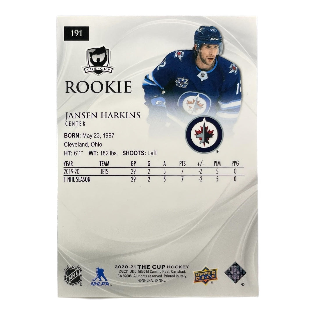 UPPER DECK NHLカード THE CUP JANSEN HARKINS WINNIPEG JETS /249 #191 中古 IT2