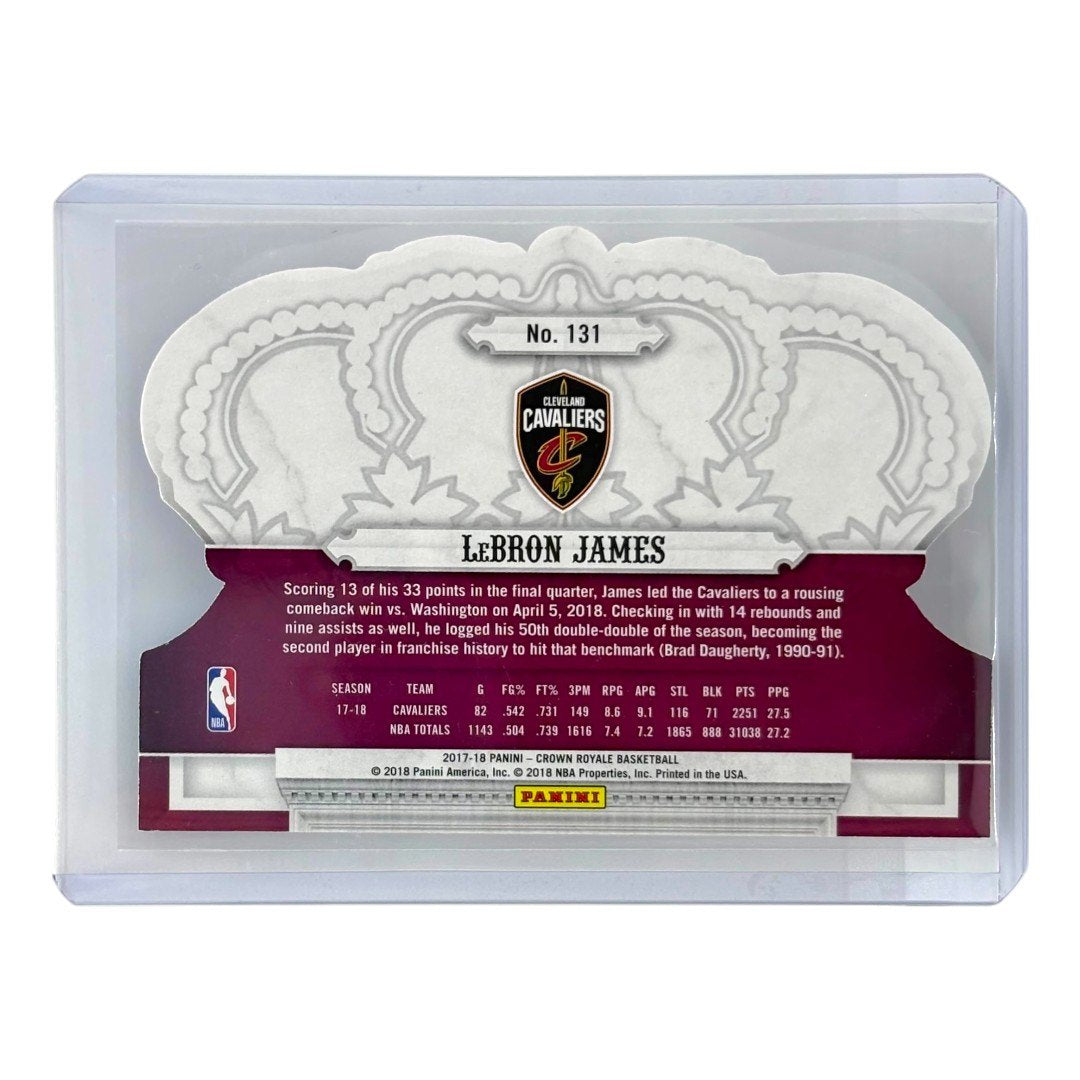 PANINI NBAカード CROWN ROYALE DIE-CUT LEBRON JAMES CAVALIERS #131 中古 IT1