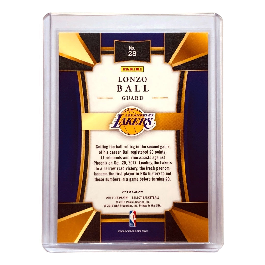 PANINI NBAカード SELECT PRIZM LONZO BALL LAKERS #28 中古 IT2