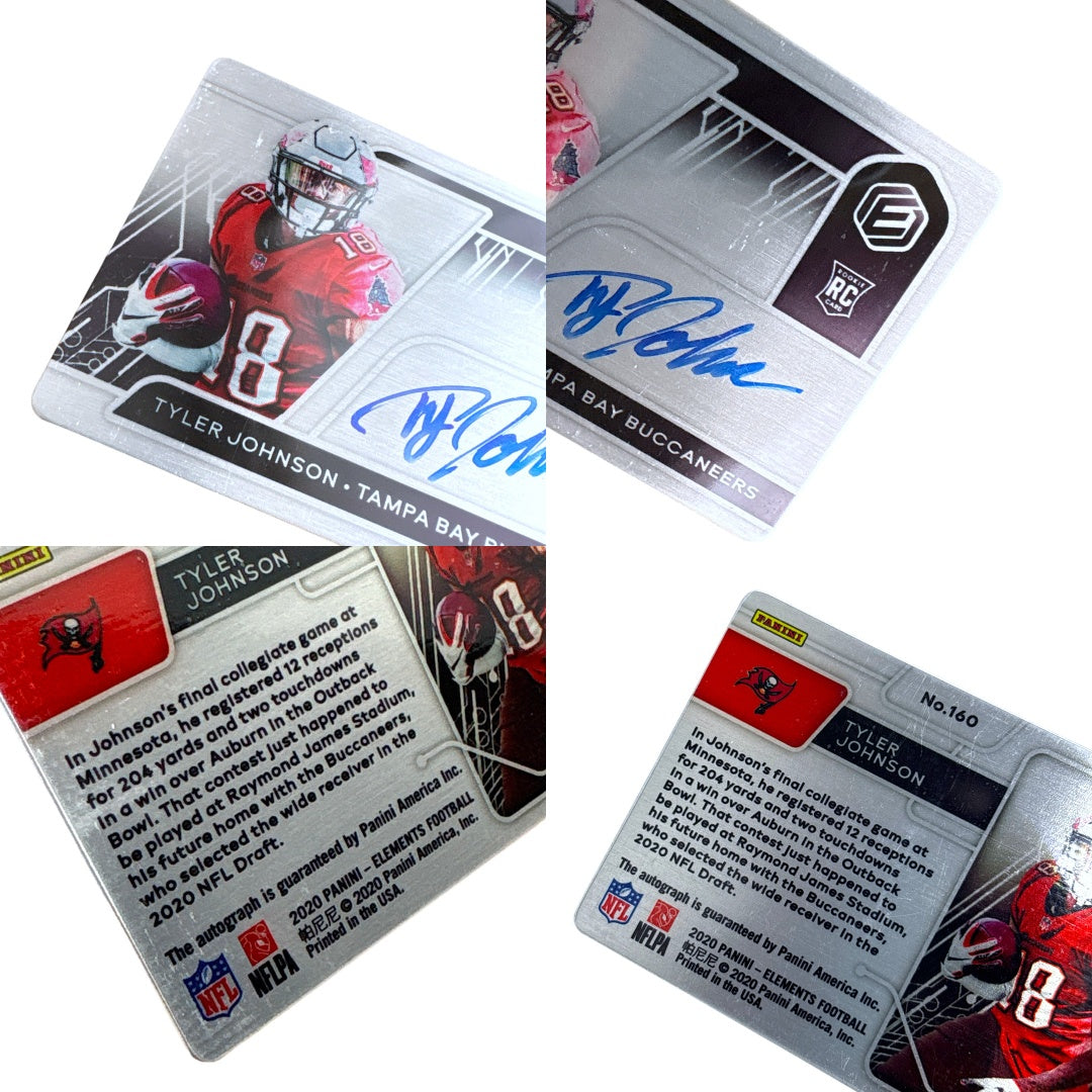 PANINI NFLカード ELEMENTS TYLER JOHNSON TAMPA BAY BUCCANEERS 190 of 199 #160 中古 IT1