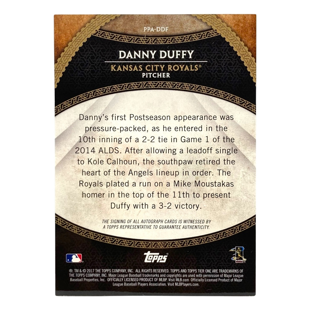 TOPPS MLBカード TIER ONE DANNY DUFFY ROYALS 070/300 #PPA-DDF 中古 IT2