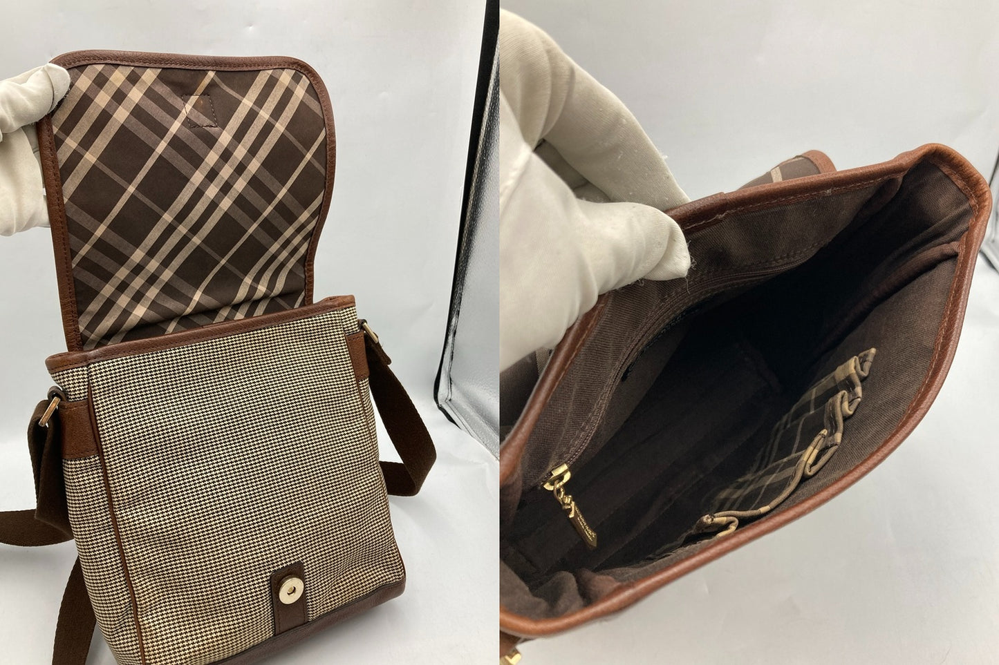 BURBERRY BLACK LABEL バーバリー ブラックレーベル ショルダーバッグ 中古 D4